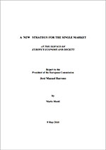 Monti report on a New Strategy for the Single Market