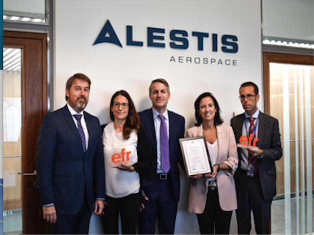 Alestis Aerospace logra el certificado de Empresa Familiarmente Responsable