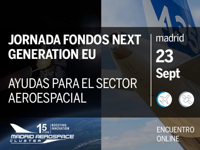 Jornada sobre los Fondos Next Generation EU y las ayudas para el sector aeroespacial