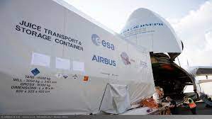Última  parada en la Tierra en Airbus antes de la odisea de JUICE a Júpiter