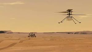 El helicóptero Ingeniuty sobrevuela Marte y completa su primer vuelo