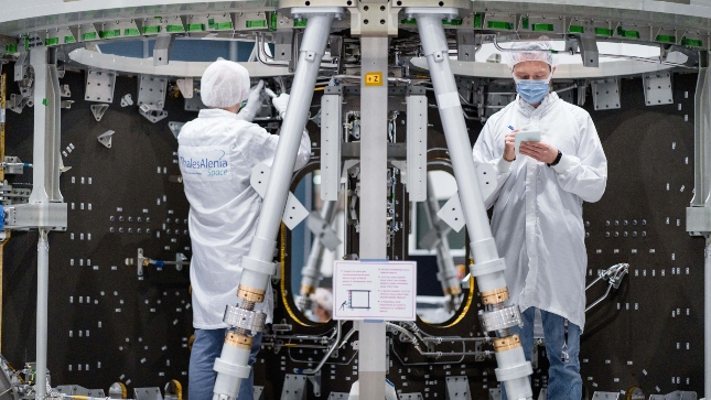 Thales Alenia Space proporciona tecnologías clave para el soporte a la vida en la cápsula Orion