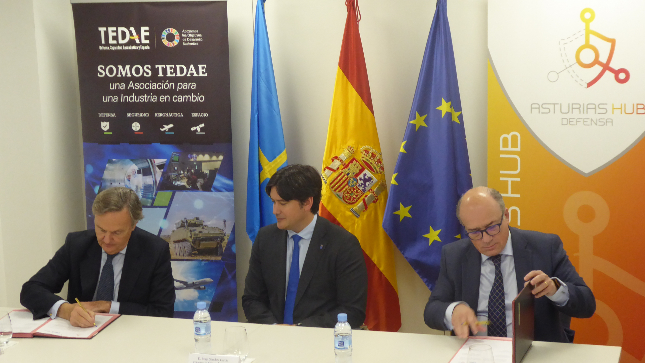 TEDAE y la Asociación Empresarial de Tecnología de Asturias para el Desarrollo de la Industria de Defensa firman un acuerdo de cooperación y colaboración