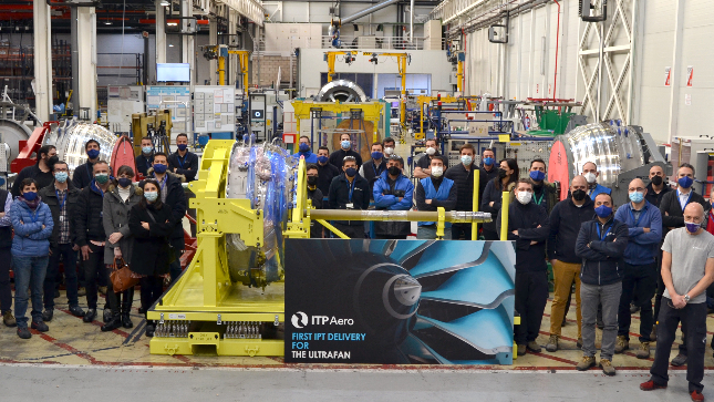 ITP Aero entrega la primera turbina de presión intermedia del UltraFan a Rolls-Royce