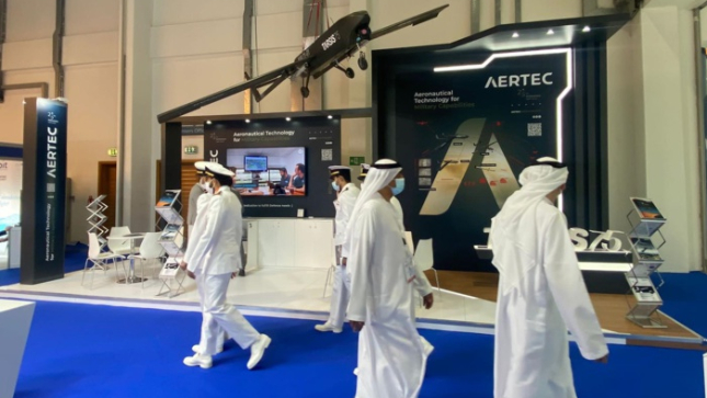 Los UAS TARSIS de AERTEC se exponen en la 5a edición de UMEX, el evento especializado en sistemas no  tripulados de Abu Dhabi