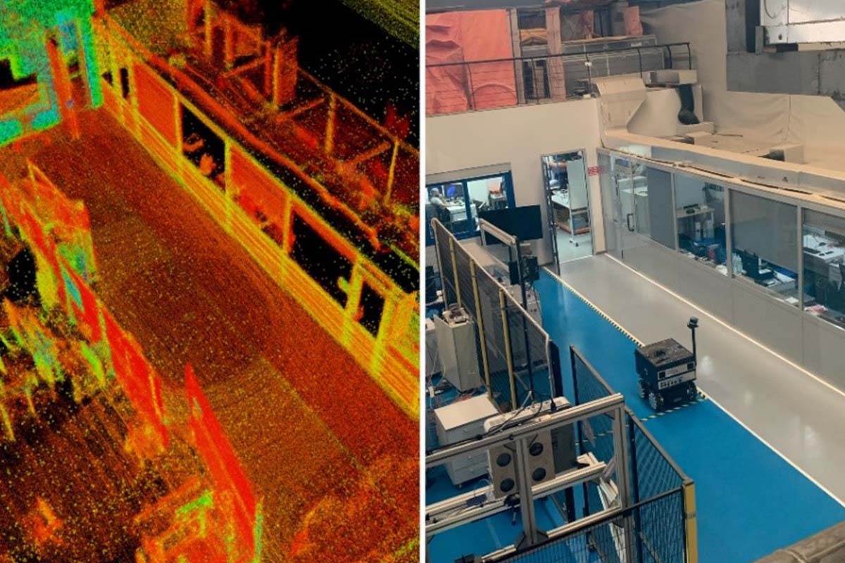Demostrador Transporte de visión artificial basado en reconstrucción automática 3D
