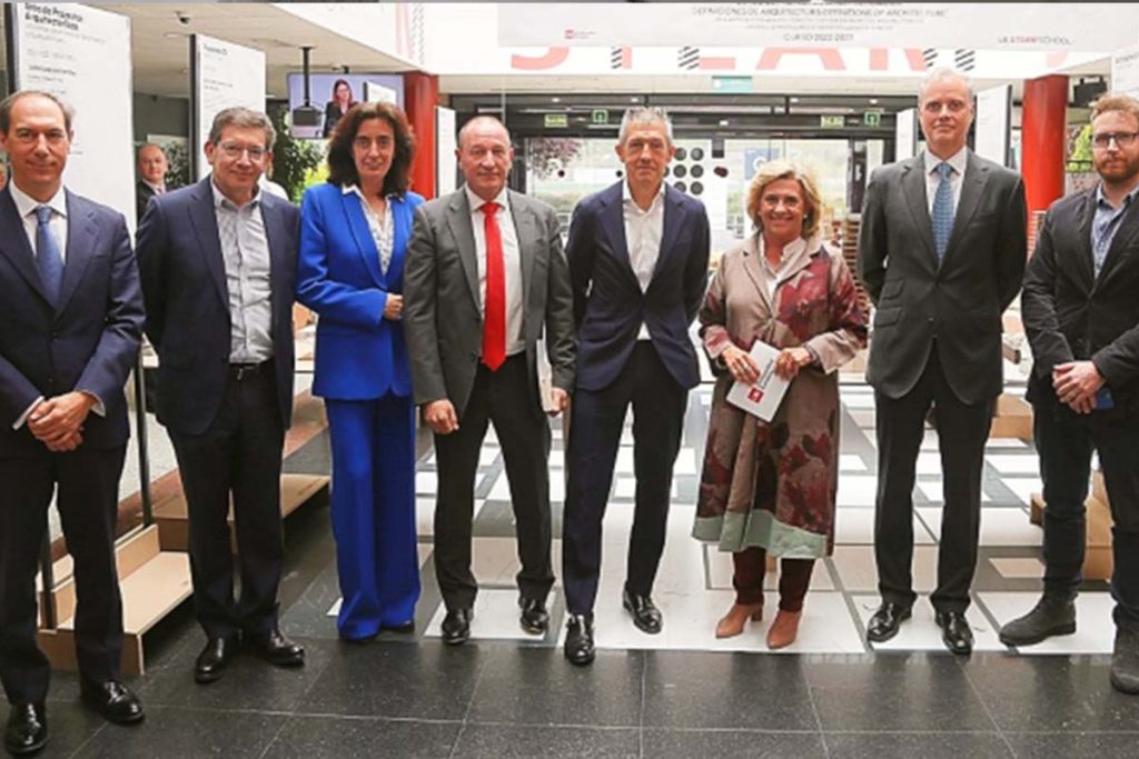 Acto de presentación acuerdo de Sener con la Universidad Europea