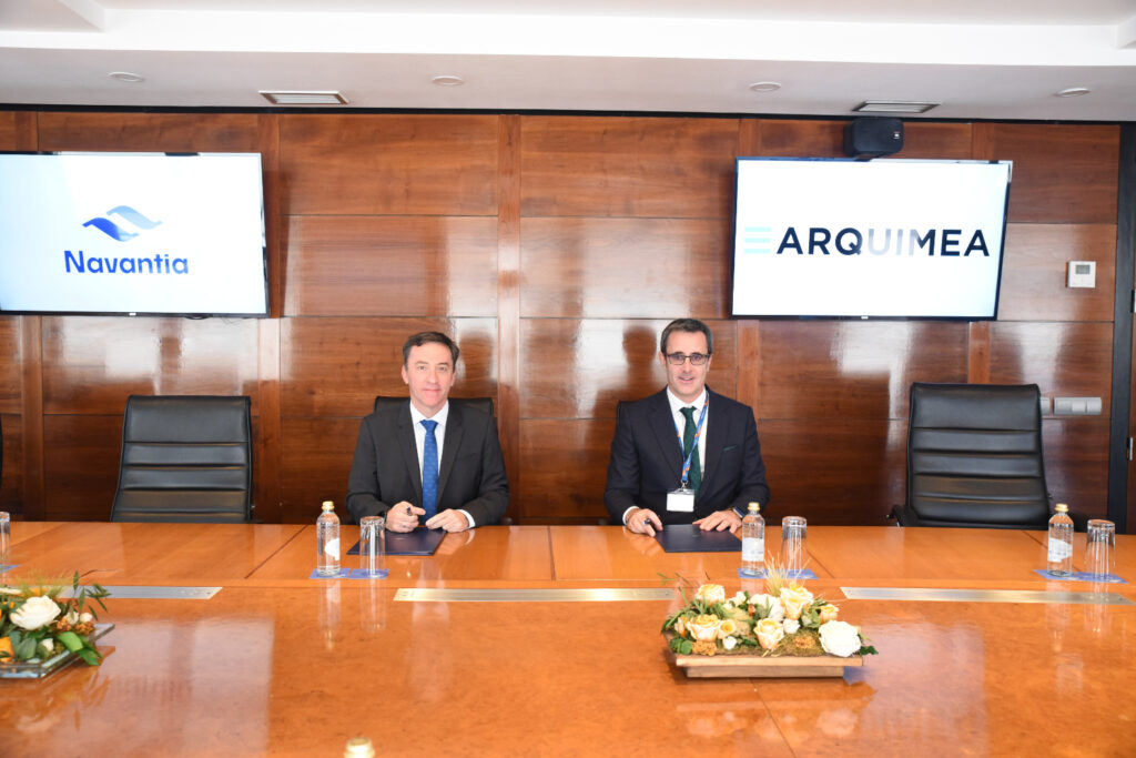Navantia y ARQUIMEA firman un acuerdo de colaboración para integrar sistemas merodeadores en plataformas navales