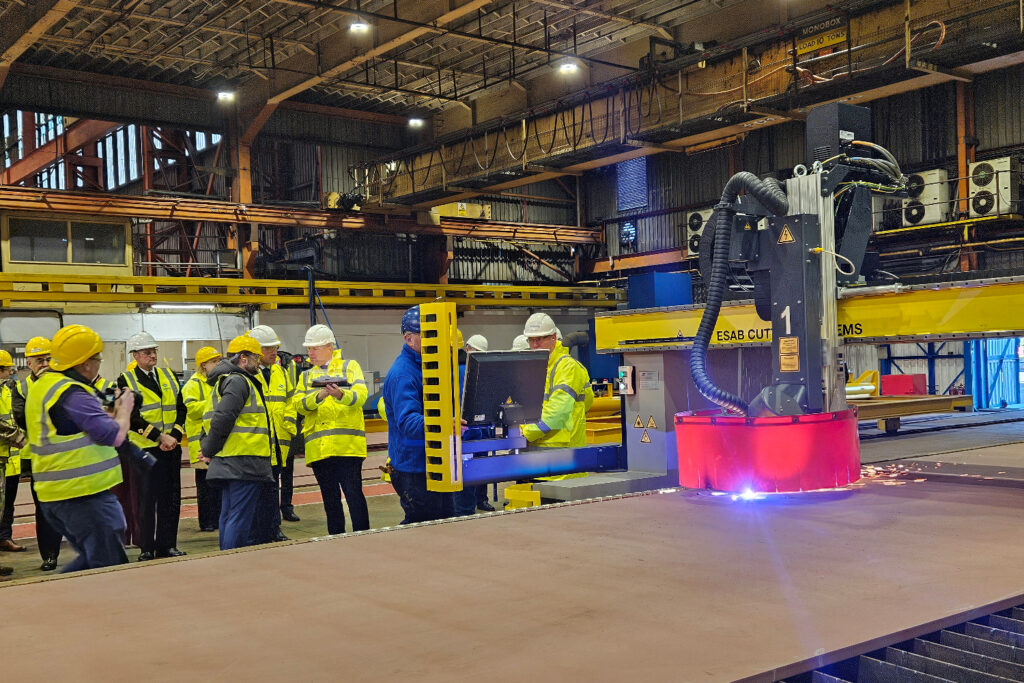 Comienza la construcción del primer buque FSS para Reino Unido en el astillero de Navantia UK en Appledore