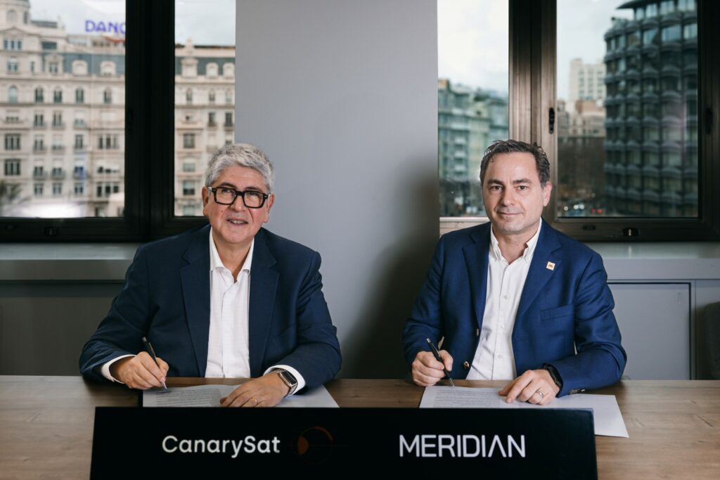 CanarySat y SpinLaunch firman un acuerdo estratégico de interoperabilidad entre constelaciones LEO en el MWC Barcelona