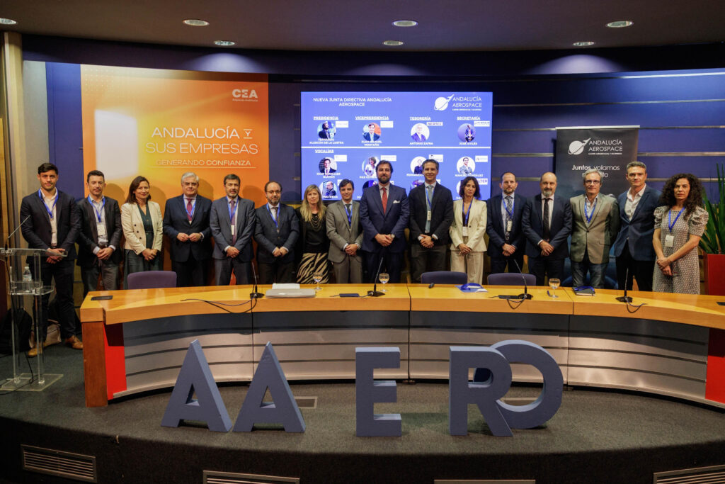Fernando Alarcón de la Lastra, elegido por unanimidad nuevo presidente de Andalucía Aerospace