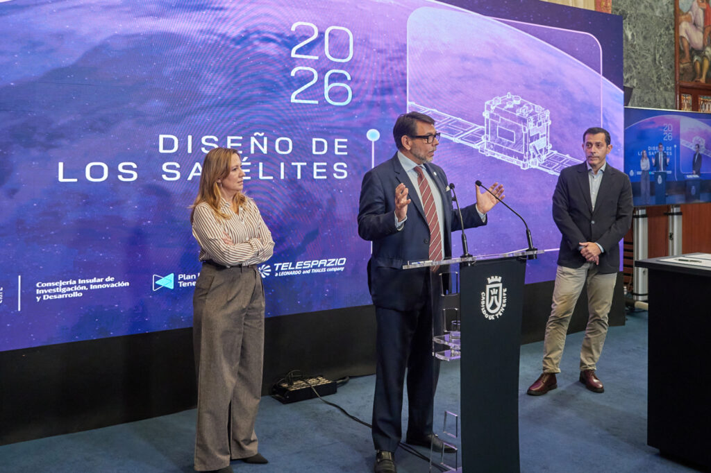 Telespazio Ibérica y el Cabildo de Tenerife activan la cuenta atrás y ponen en marcha la construcción de la Constelación Islas Canarias