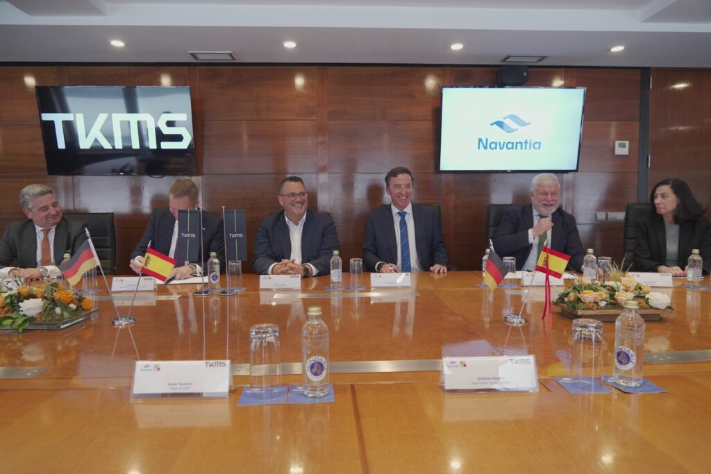 TKMS y Navantia firman un Memorando de Entendimiento para explorar cooperación en construcción naval